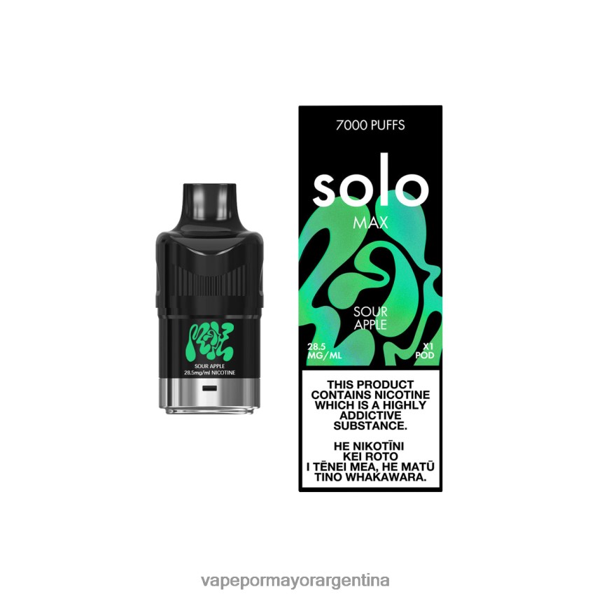 Vape Recargable - Solo MAX vaina manzana agria VT4J6280