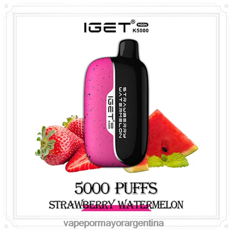Productos De Vapeo Al Por Mayor - IGET Moon k5000 X6HR4V9 sandia fresa Productos De Vapeo Al Por Mayor - IGET Moon k5000 X6HR4V9 sandia fresa
