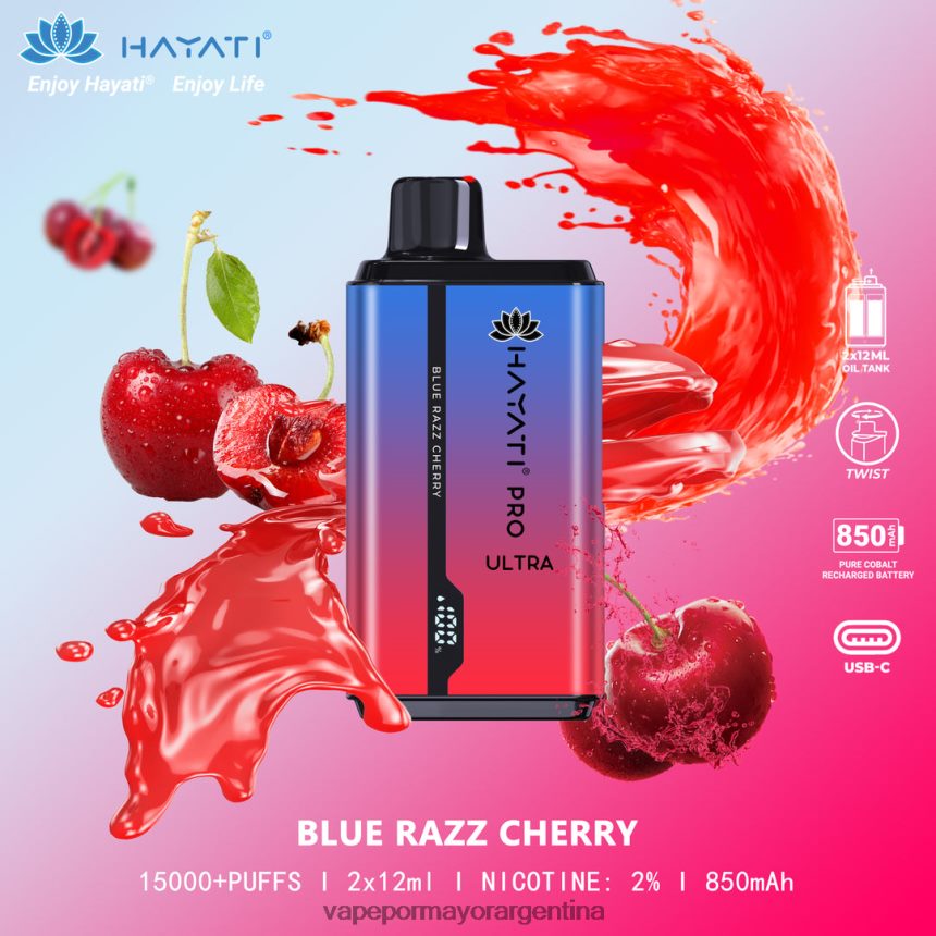 FDLPBF198 cereza azul - Vape Recargable Hayati Pro Ultra