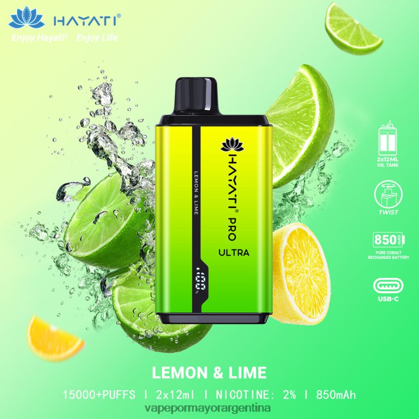 FDLPBF208 Lima Limon - Vape Recargable Hayati Pro Ultra