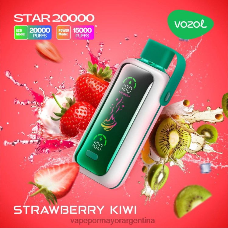 Vape Recargable - VOZOL STAR 20000 Z2TH820 kiwi fresa