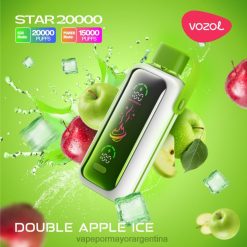 Distribuidor Vapeo Al Por Mayor - VOZOL STAR 20000 Z2TH87 doble hielo de manzana