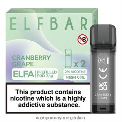 FDLPBF334 uva de arándano - Vapeo Al Por Mayor ELFBAR Elfa cápsula precargada - 2 ml - 20 mg (paquete de 2)