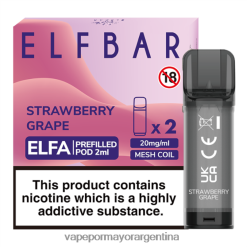 FDLPBF337 uva fresa - Productos De Vapeo Al Por Mayor ELFBAR Elfa cápsula precargada - 2 ml - 20 mg (paquete de 2)