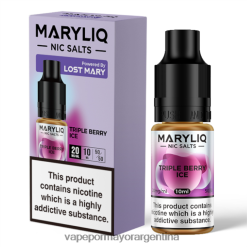 FDLPBF458 hielo de triple baya - Vape Recargable LOST MARY MARYLIQ sales nic - 10ml - 20mg