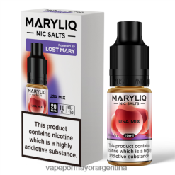 FDLPBF462 mezcla de estados unidos - Vaporizador Desechable Al Por Mayor LOST MARY MARYLIQ sales nic - 10ml - 20mg
