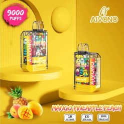 Productos De Vapeo Al Por Mayor - Aivono AIM XXL 9000 pegatina boca transparente mango piña durazno 02BD49