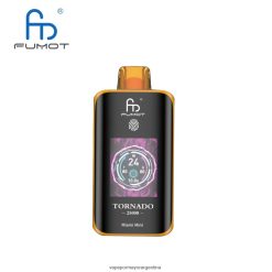 Tienda De Vapeo Al Por Mayor - Fumot Tornado 25000 vaporizadores desechables menta de miami T8PP448