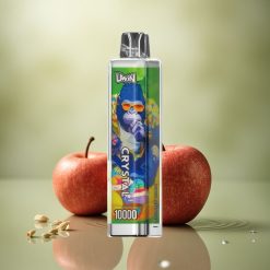 Uwin Crystal 10000 Puffs Dos Manzanas RGB 18ml 650mAh