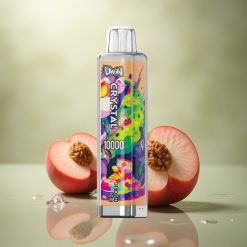 Uwin Crystal 10000 Puffs Durazno Hielo RGB 650mAh 5% Nicotina