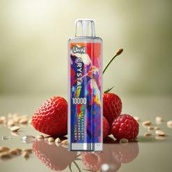 Uwin Crystal 10000 Puffs Fresa Frambuesa Cereza RGB 650mAh 18ml