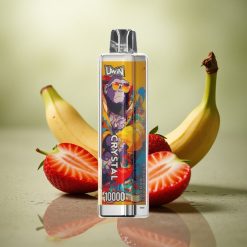 Uwin Crystal 10000 Puffs Fresa Plátano Luces RGB 650mAh Recargable