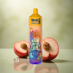 Uwin Tornado 35K Music Puffs Helado de Melocotón Verano con 5% Nicotina y Batería 600mAh