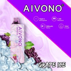 Vape Argentina - Aivono AIM GUN 7000 hielo de uva 02BD102