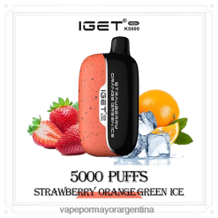 Vape Argentina - IGET Moon k5000 X6HR4V12 fresa naranja verde hielo