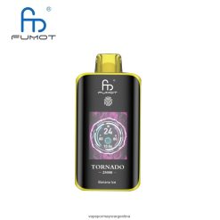 Vape Por Mayor Argentina - Fumot Tornado 25000 vaporizadores desechables hielo de plátano T8PP441
