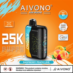 Vape Recargable - Aivono AIM BOOM 25000 frambuesa melocotón lima 02BD350