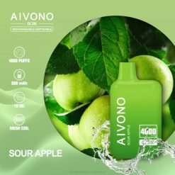 Vape Recargable - Aivono AIM BOXX 4000 manzana agria 02BD220
