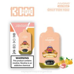 Vape Recargable - Aivono AIM FREAK 13000 duraznos mango piña 02BD250