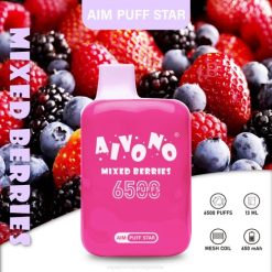 Vape Recargable - Aivono AIM PUFF STAR 6500 bayas mixtas 02BD290