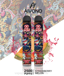 Vape Recargable - Aivono AIM SNAKE 2500 melón fresa 02BD320
