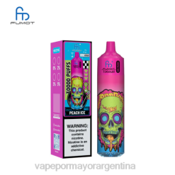 Vape Recargable - Fumot Tornado música de 30k hielo de durazno 244N20
