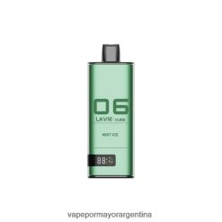 Vape Recargable - LAVIE Cube 20000 bocanadas 04HZV040 hielo de menta