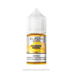 Vapeo Al Por Mayor - ELFBAR ELFLIQ nic sal 30 ml snoow de ruibarbo LLPR26