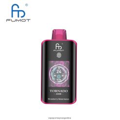Vapeo Al Por Mayor - Fumot Tornado 25000 vaporizadores desechables sandia fresa T8PP4416