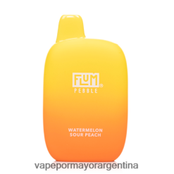 Vaporizador Al Por Mayor - FLUM PEBBLES 6000 bocanadas sandía durazno agrio RRT88N53