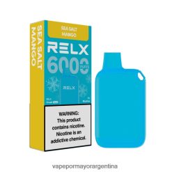 Vaporizador Al Por Mayor - RELX Crush Pocket 6000 helado mango con sal marina L0V46013