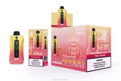 Vaporizador Desechable Al Por Mayor - Bang Beach vape elegante de la pantalla de 20000 soplos limonada rosa 8B604