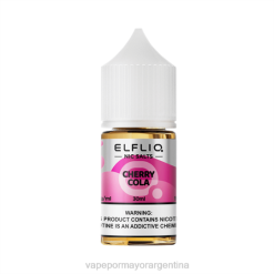 Vaporizador Desechable Al Por Mayor - ELFBAR ELFLIQ nic sal 30 ml cola de cereza LLPR14