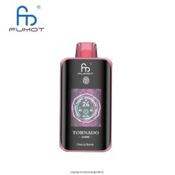 Vaporizador Desechable Al Por Mayor - Fumot Tornado 25000 vaporizadores desechables bomba de cereza T8PP444