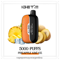Vaporizador Desechable Al Por Mayor - IGET Moon k5000 X6HR4V14 hielo de piña y kiwi
