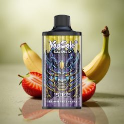 Vapsolo Super 15000 Puffs Fresa Banana 40ml 850mAh