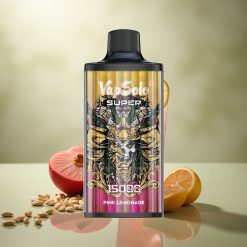 Vapsolo Super 15000 Puffs Limón Rosa Eléctrico 40ml 850mAh