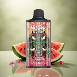 Vapsolo Super 15000 Puffs Sandía Hielo 40ml Nicotina 20mg/mAh 850
